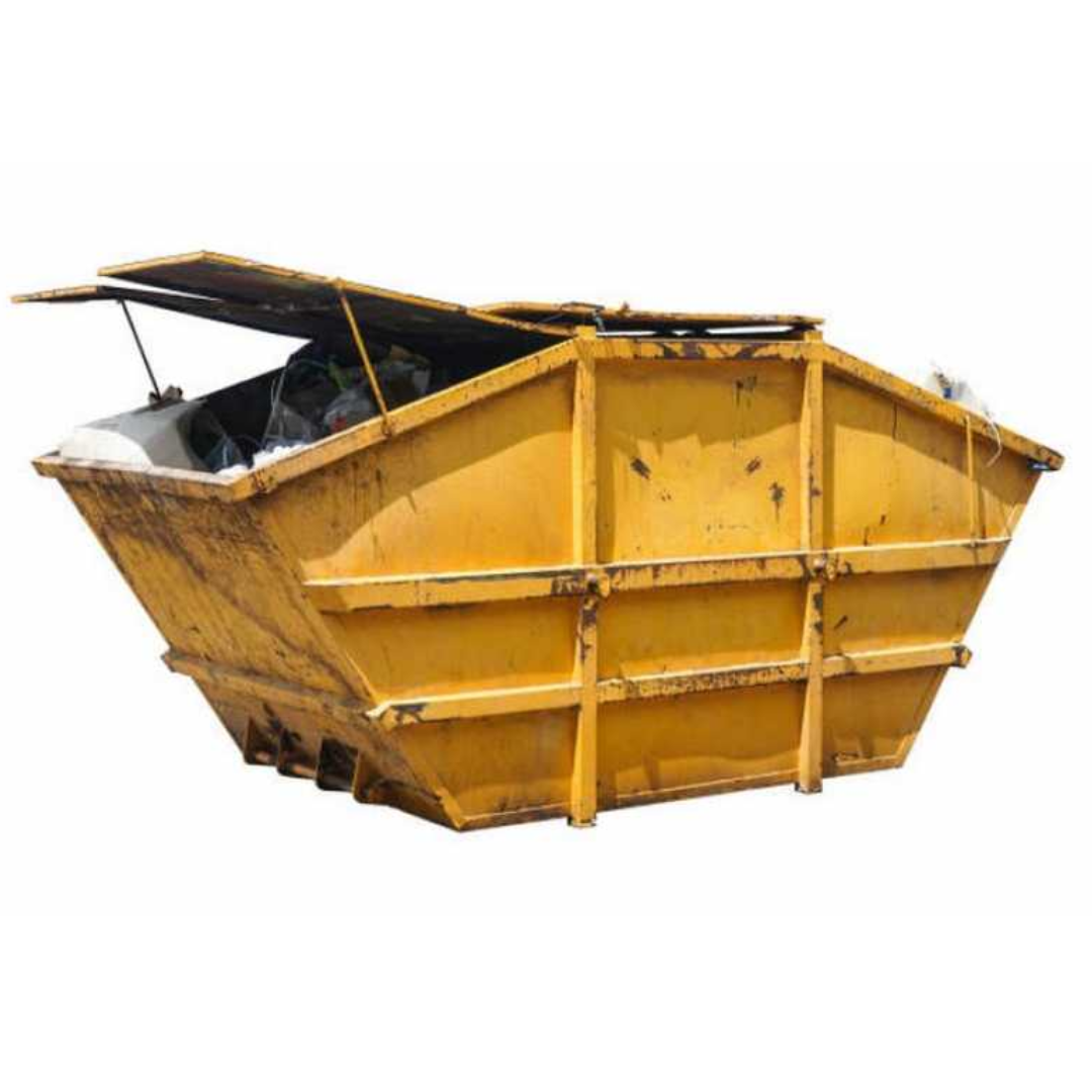 Caçamba de 10m³ amarela extra grande